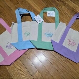 🆕 Set of 4 Trader Joe’s Mini Totes